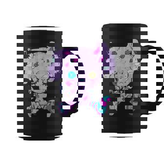 Goth Bunny Zombie Goth Shirt Alt Punk Grunge Clothing Voodoo Graphic Print Coffee Mug - Monsterry