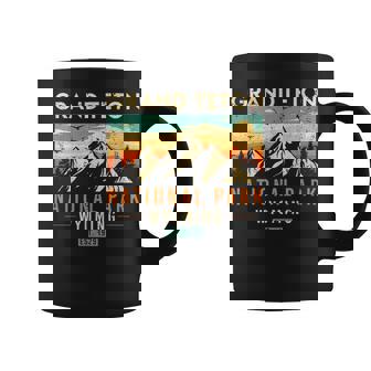 Grand Teton Est 1929 Wyoming Vintage Retro National Park Coffee Mug - Thegiftio UK