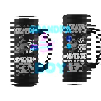 Grandpa Of The Birthday Boy Llama Family Party Decorations Coffee Mug - Monsterry