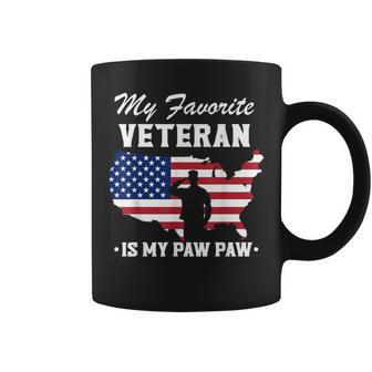 Grandpa Veterans Day My Favorite Veteran Is My Paw Paw Coffee Mug | Seseable UK