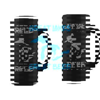 Great Lakes & Great Craft Beer In Michigan Coffee Mug - Monsterry