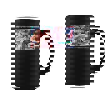 Gritando A Mesa Cena Gato Meme Dank Meme Taza de café - Regaloses