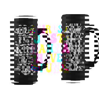 Groovy Girls Just Wanna Have Fun 1980S Girls Women Coffee Mug - Monsterry