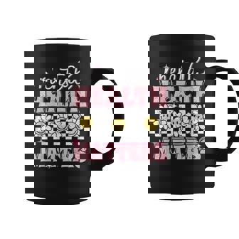 Groovy Mental Health Matters Human Brain Illness Awareness Coffee Mug - Thegiftio UK