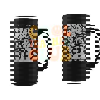 Groovy Retro Cool Teacher Club Smile Happy Face Coffee Mug | Seseable UK