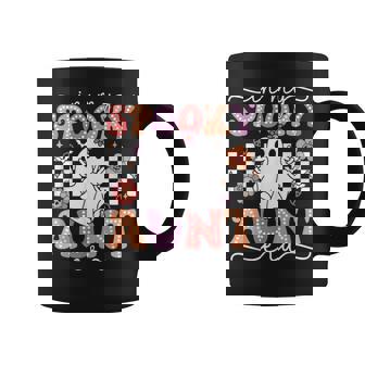 Groovy In My Spooky Aunt Era Retro Auntie Halloween Ghost Coffee Mug - Thegiftio