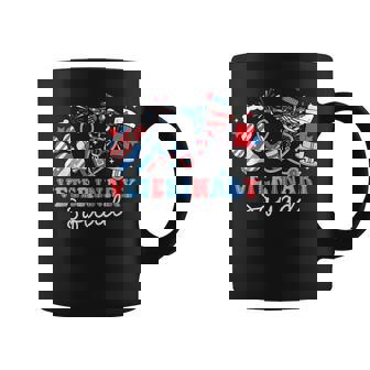 Groovy Veterinary Squad Vet Tech Usa Flag 4Th Of July Coffee Mug - Thegiftio UK