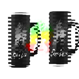 Guitar Reggae Music Rastafarian Jamaica One Pride Love Coffee Mug | Seseable UK