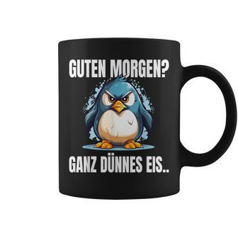 Guten Morgen Ganz Dünnes Eis Slogan Penguin Tassen - Geschenkecke