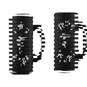 Gymnast Gymnastics That's My Girl Cheer Mom Dad Team Coach Coffee Mug - Monsterry