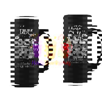 Hallothanksmas Gnomes Halloween Thanksgiving Merry Christmas Coffee Mug - Thegiftio UK
