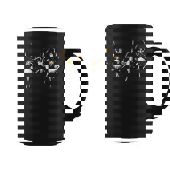 Halloween Dancing Skeleton Ballerina Ballet Girl Coffee Mug - Monsterry