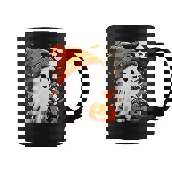 Halloween For Ghost Drinking Coffee Halloween Coffee Mug - Thegiftio UK