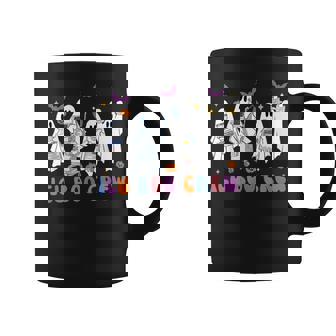 Halloween Icu Nurse Retro Icu Boo Crew Boo Ghosts Cropped Coffee Mug - Monsterry