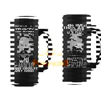 Halloween Pumpkins Magic In The Night Glow By Moonlight Coffee Mug - Monsterry