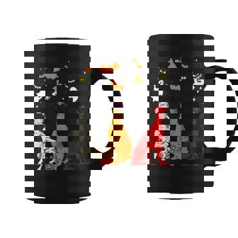 Halloween Whippet Dogs Lovers Mummy Witch Demon Costumes Graphic Print Coffee Mug - Monsterry