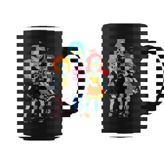 Halloween Zombie Girls Punk Vintage Graphic Print Coffee Mug - Monsterry