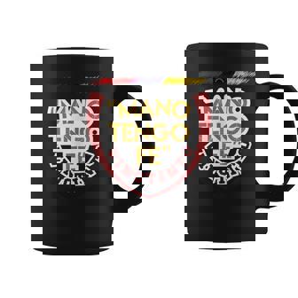 Hand I Have Faith I Flannel Vinotinto I Venezuela I Vzla Coffee Mug - Monsterry