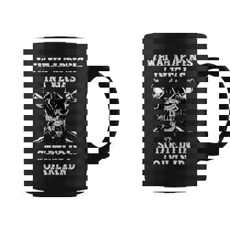 What Happens In Vegas Started In Oaktown Coffee Mug | Mazezy