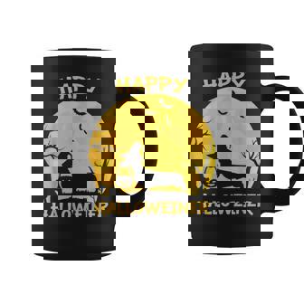 Happy Halloweiner Dachshund Wiener Dog Lover Halloween Graphic Print Coffee Mug - Monsterry