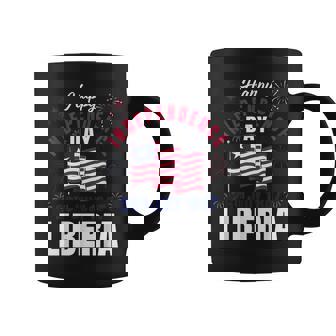 Happy Liberia Independence Day Liberia Liberian Flag Coffee Mug - Seseable