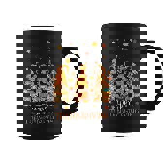 Happy Thanksgiving Three Gnomes Pumpkin Spice Autumn Fall Coffee Mug - Thegiftio UK