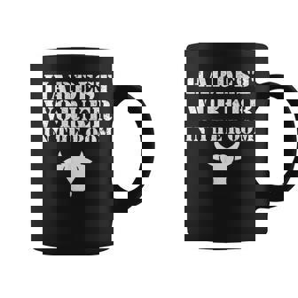 Hardest Worker In The Room Gym Workout Motivation Coffee Mug - Monsterry