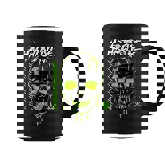 Hardstyle Rave Outfit Cráneoerde En Ácido Retro Taza de café - Regaloses