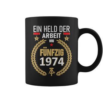 Held Der Arbeit Onostalgia 50Th Birthday 1974 Ddr Tassen - Geschenkecke