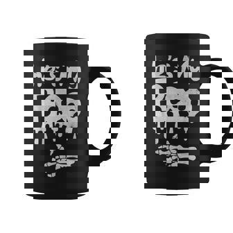 He’s My Boo Skull Face Matching Halloween Pajama Couples Graphic Print Coffee Mug - Monsterry