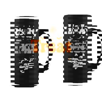 He's My Treat Skeleton Couples Matching Couple Halloween Coffee Mug - Thegiftio UK