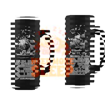 Highland Cow Need More Sleep Cow Lover Coffee Mug - Thegiftio