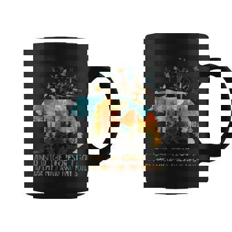 Hiking And Into The Forest I Go To Lose My Mind Camping Bear Coffee Mug - Monsterry