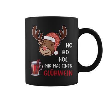 Ho Ho Hol Mir Einen Glühwein Christmas Reindeer Rudolf Tassen - Geschenkecke