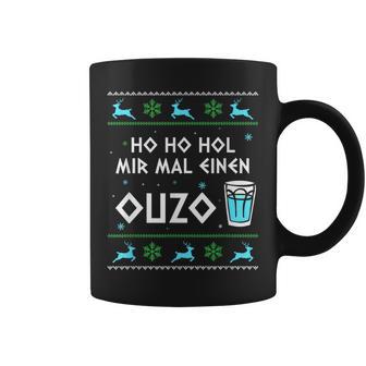 Ho Ho Hol Mir Mal Einen Ouzo Ugly Christmas Outfit Tassen - Geschenkecke