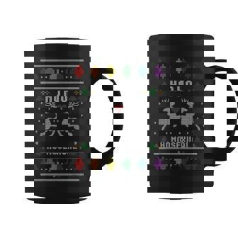 Ho Ho Homosexual Gay Xmas Pride Ugly Christmas Sweater 2023 Coffee Mug - Thegiftio UK