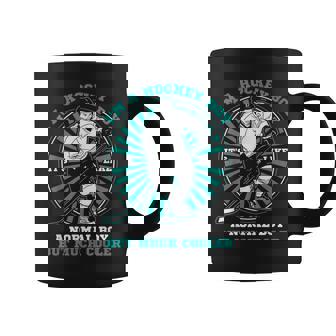 Hockey Sobre Hielo Soy Un Niño De Hockey Como Un Niño Normal Pero Mucho Más Fresco Taza de café - Regaloses