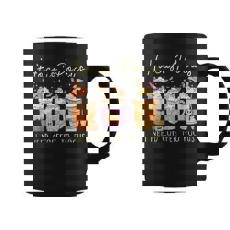 Hocus Pocus I Need Coffee To Focus Vintage Halloween Womens Coffee Mug - Monsterry