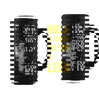 Hola A Todos To Soy El Leon Javier Milei Presidente 2023 Taza de café - Regaloses