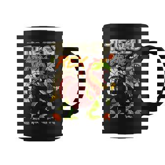 Holiday Turkey Rex Thanksgiving Dinosaur T-Rex Turkey Coffee Mug - Monsterry