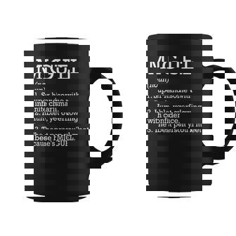 Hombre Definición De Miguel Nombre Personalizado Miguel Divertido Cumpleaños Taza de café - Regaloses