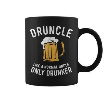 Hombre Druncle T Uncle Beer Beber Taza de café - Regaloses
