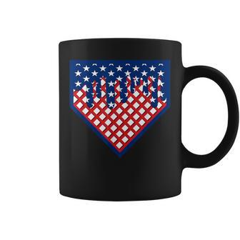 Home Plate Drip Ice Cream Softball & Baseball Coffee Mug - Monsterry