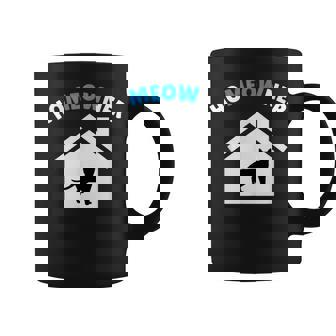 Homeowner Meow Cat Shirt For New Homeowner Graphic Print Coffee Mug - Monsterry