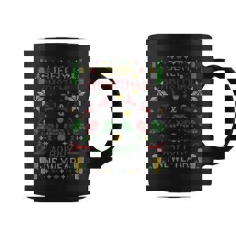 Hops Beer Lover Drinking Ugly Christmas Sweater Party Coffee Mug | Seseable UK