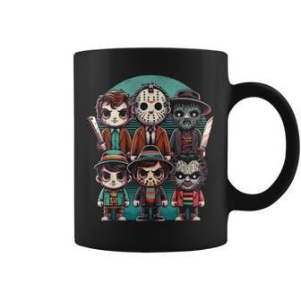 Horror Movie Chibi Characters Coffee Mug - Thegiftio