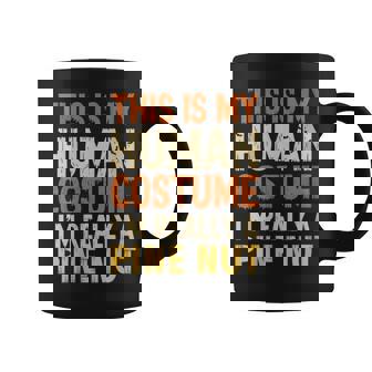 This Is My Human Costume I'm Really A Pine Nut Halloween Graphic Print Coffee Mug - Monsterry