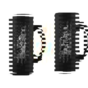 Hunting Trump Camouflage Usa Flag Duck Hunting Season Maga Coffee Mug - Thegiftio UK