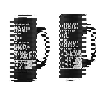 Husband Dad Grandpa 75 Year Old Legend 75Th Birthday Coffee Mug | Seseable UK