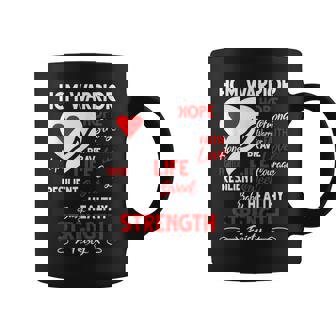 Hypertrophic Cardiomyopathy Raising Awareness HCM Warrior Graphic Print Coffee Mug - Monsterry